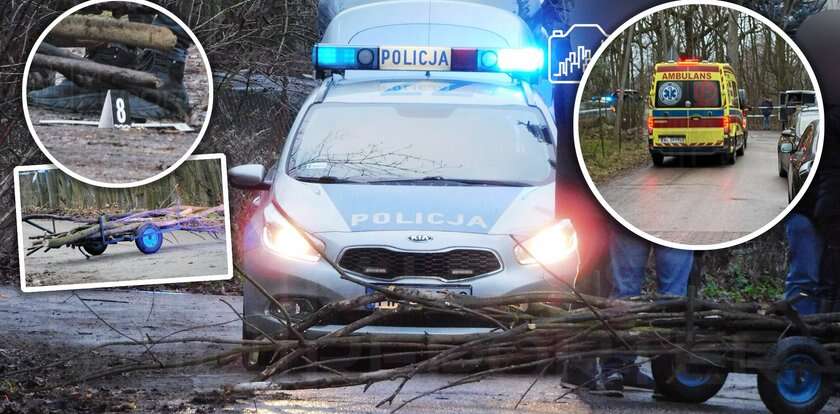 Mrożące krew w żyłach sceny w Jabłonnie. Ruszył na policjantów z widłami. Padły strzały