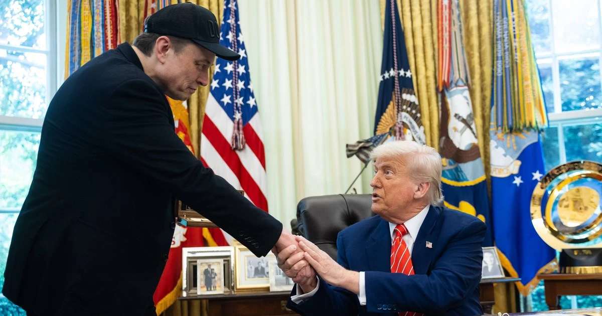Donald Trump żegna Elona Muska. 