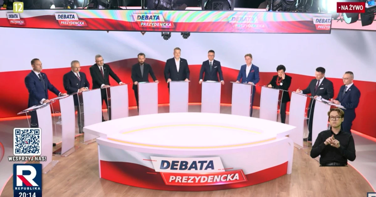 Jeden z kandydatów nie dostał zaproszenia na debatę. 
