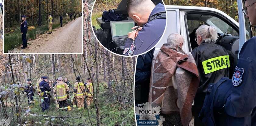 Seniorzy zaginęli podczas grzybobrania. Dramatyczna walka z czasem