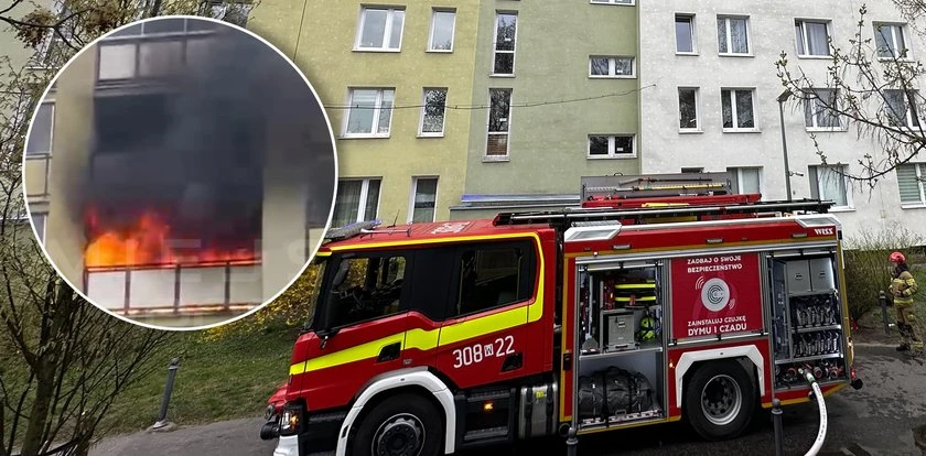 Dramatyczny pożar w wieżowcu. Ludzie przed ogniem uciekli do windy. Utknęli między piętrami