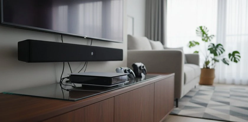 Ten niedrogi soundbar wzbogacono w technologię Dolby Atmos. Zapewnia kinowe brzmienie