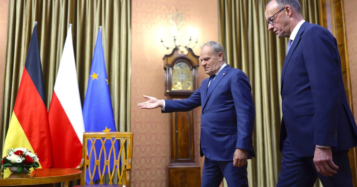 Zimny prysznic dla Friedricha Merza. 
