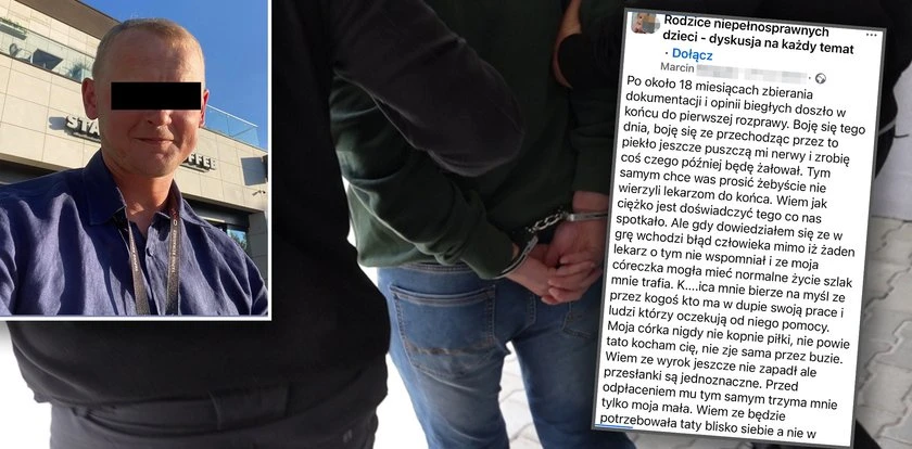 Śledczy: ojciec chciał zabić lekarzy. Przygotował broń. Wcześniej wysłał dziecko na turnus rehabilitacyjny