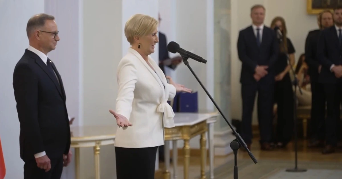 Zaskakujące wystąpienie Agaty Dudy. 