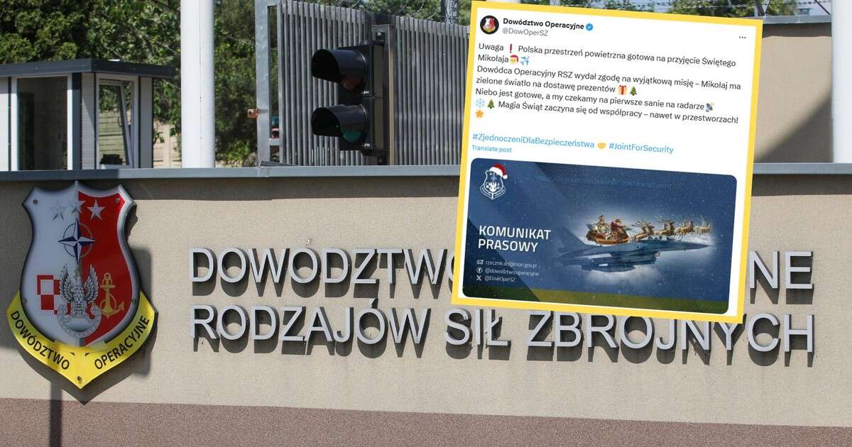 Dowództwo Operacyjne wydało komunikat. Zgoda na wyjątkową misję