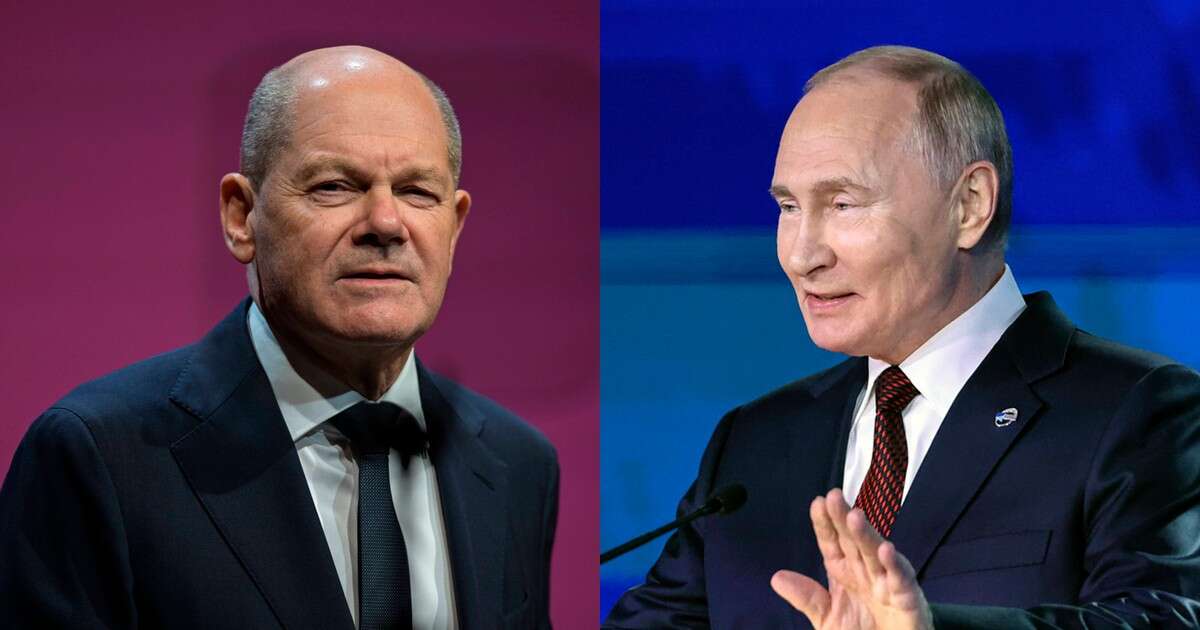 Olaf Scholz w ogniu krytyki po rozmowie z Władimirem Putinem. 