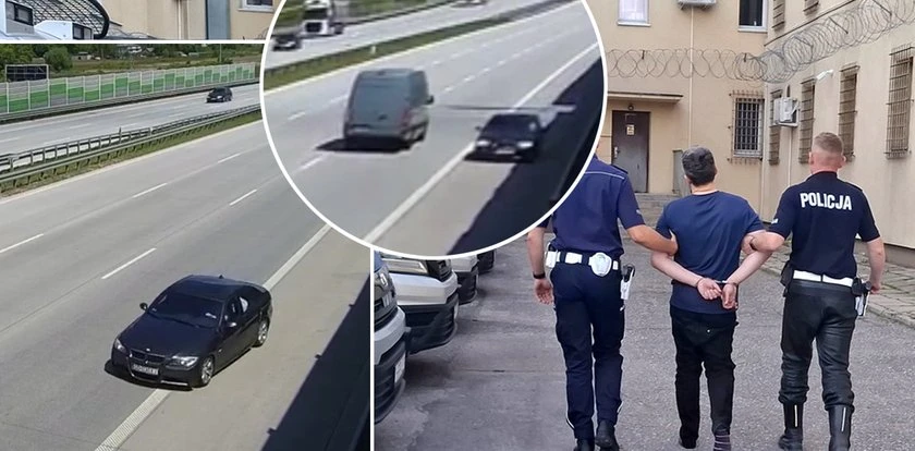 Groza na A1. Kierowca BMW jechał pod prąd i twierdził, że… idzie do Gdańska