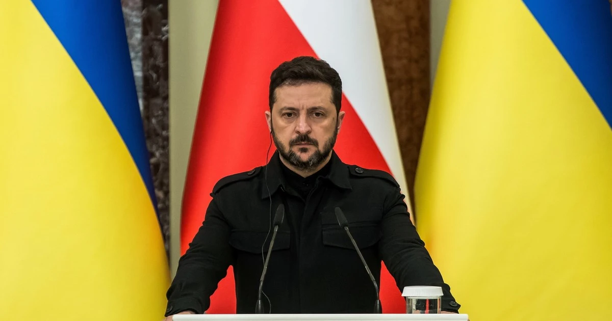 Wołodymyr Zełenski zapytany o relacje z Karolem Nawrockim. 