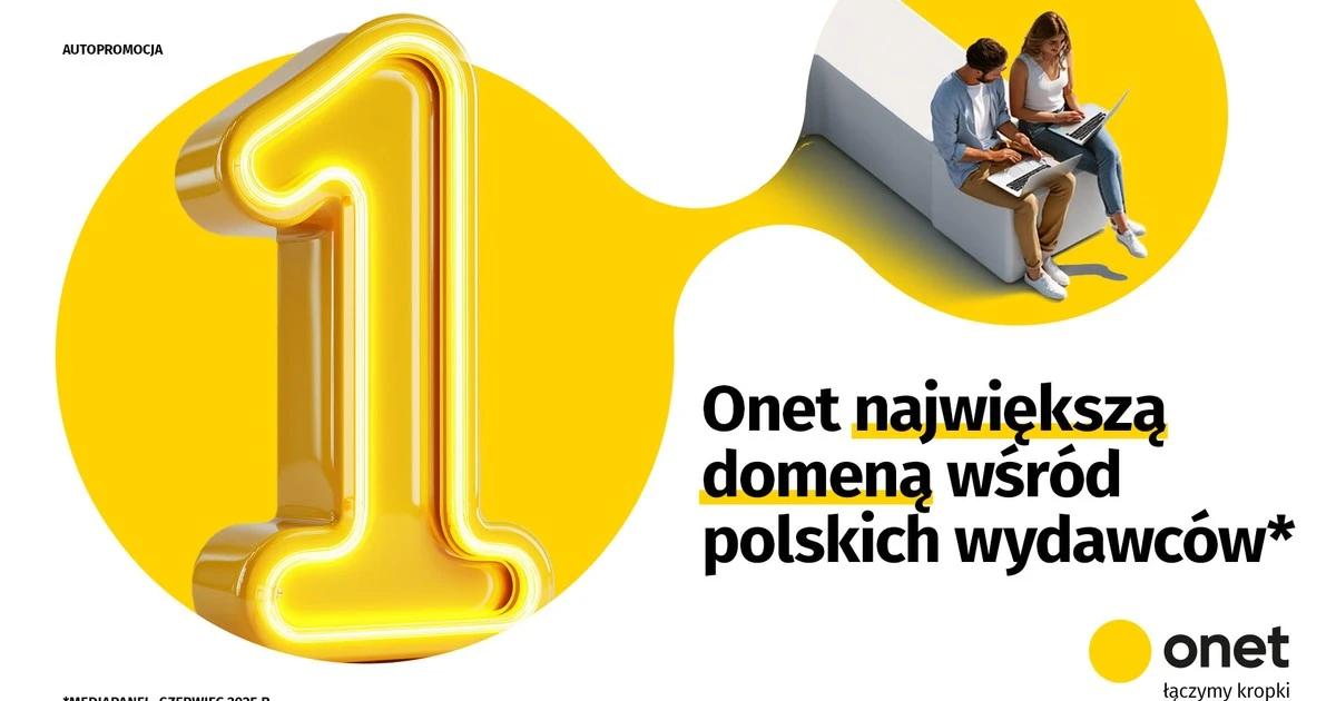 Onet największą domeną wśród polskich wydawców w czerwcu 2025 r.