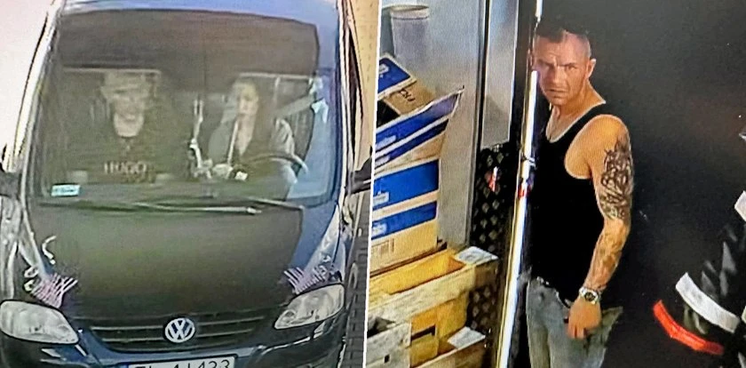 Tatuaże, czarna koszulka i rzęsy na reflektorach. Szuka go policja