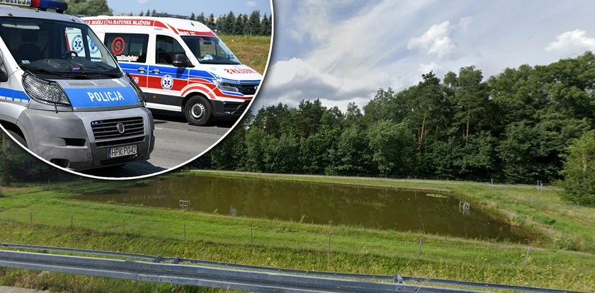 Tragedia przy MOP Dołęże na autostradzie A4. Nie żyje 19-latek. Dramatyczne okoliczności