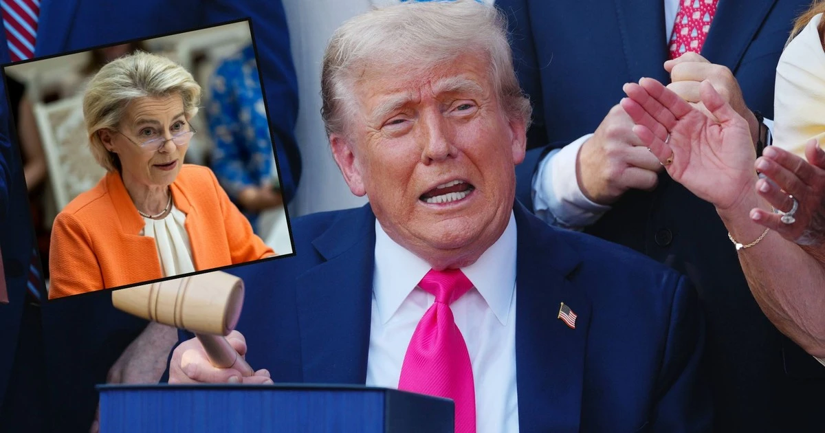 Bliżej przełomu w negocjacjach handlowych między UE a USA. Ursula von der Leyen i Donald Trump odbyli 