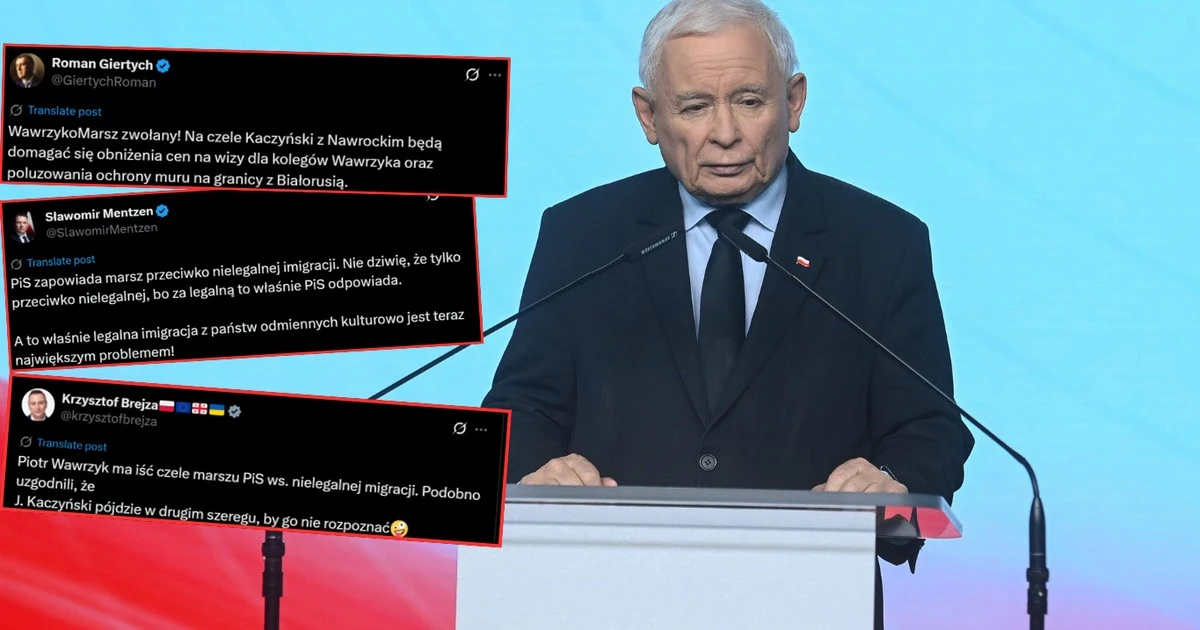 W sieci wrze po zapowiedzi marszu PiS. 