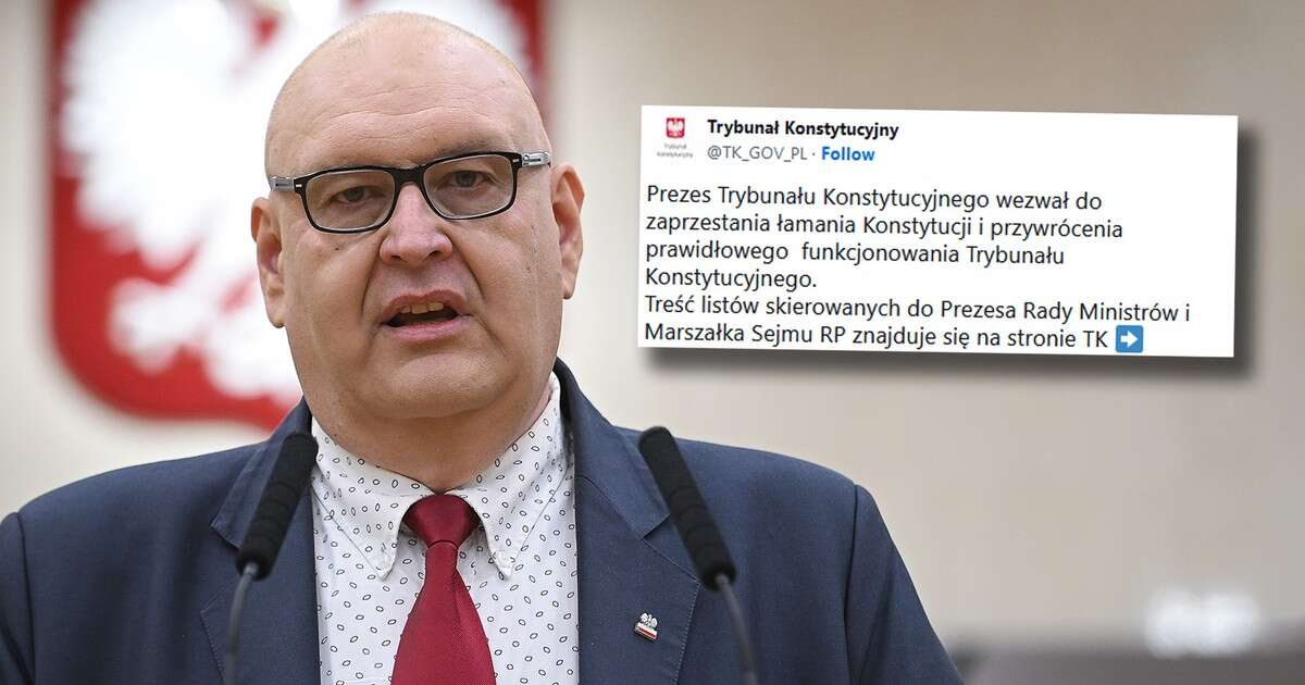 Prezes TK pisze do Donalda Tuska i Szymona Hołowni. Ma dwa żądania