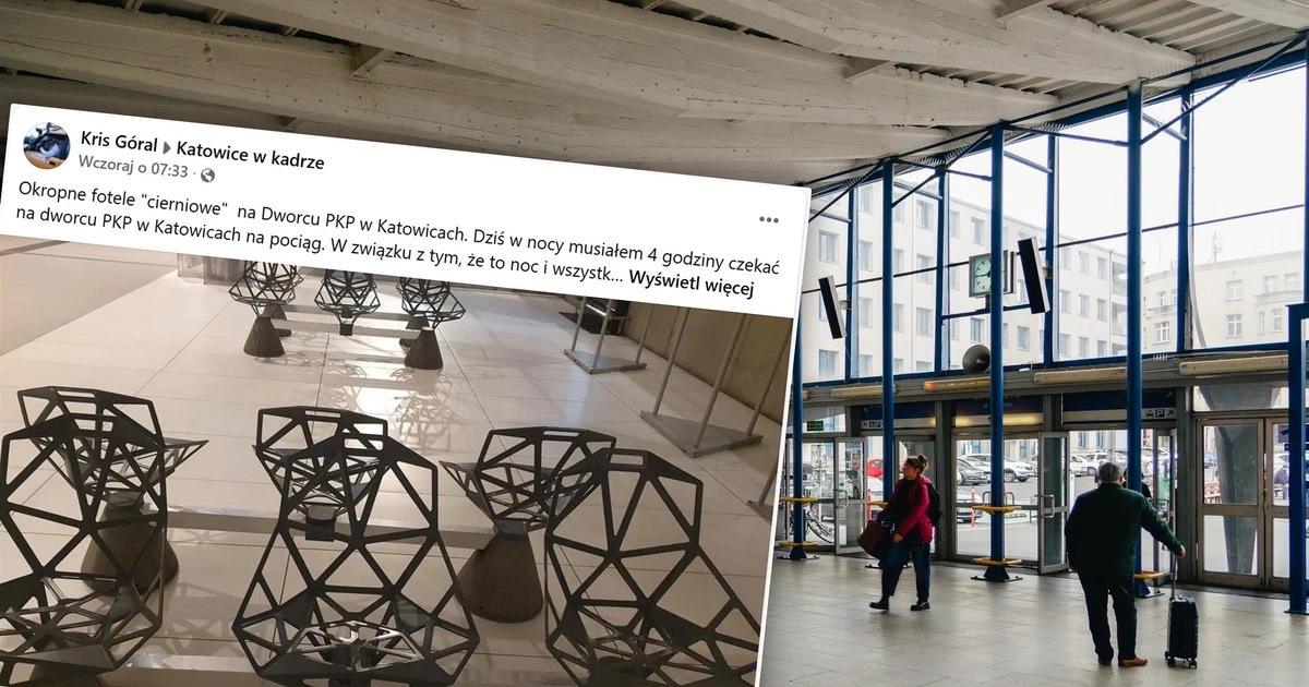 Afera na dworcu w Katowicach. Turysta grzmi o 