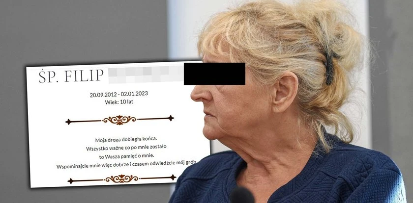65-latka skazana za śmierć dziecka. Mama Filipa na próżno oczekiwała od niej jednego gestu