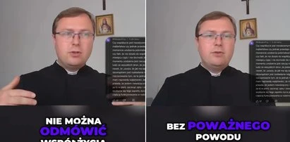 Szokujące słowa księdza na stronie szkoły. 