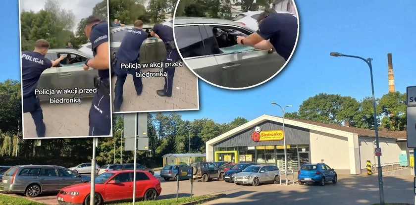 Przerażające nagranie z Bolkowa. Strzały, agresywny kierowca i krzyk: 