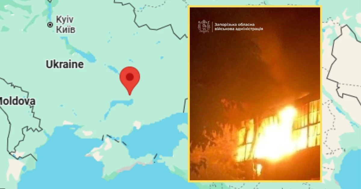 Niespokojna noc w Ukrainie. Rosjanie zaatakowali Zaporoże