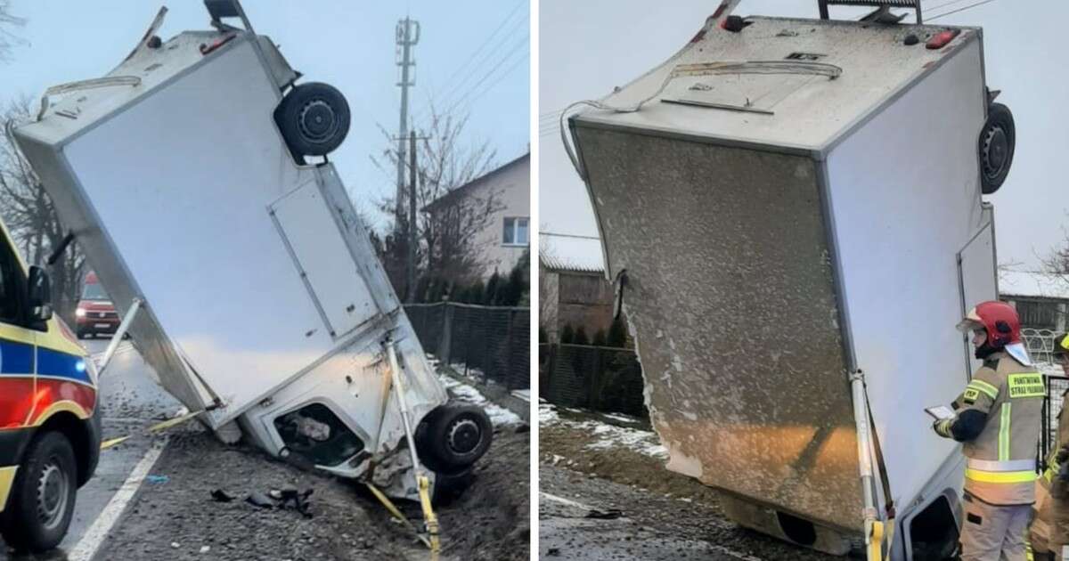 Bus zatrzymał się w pionie. Kierowca nie miał prawa jazdy