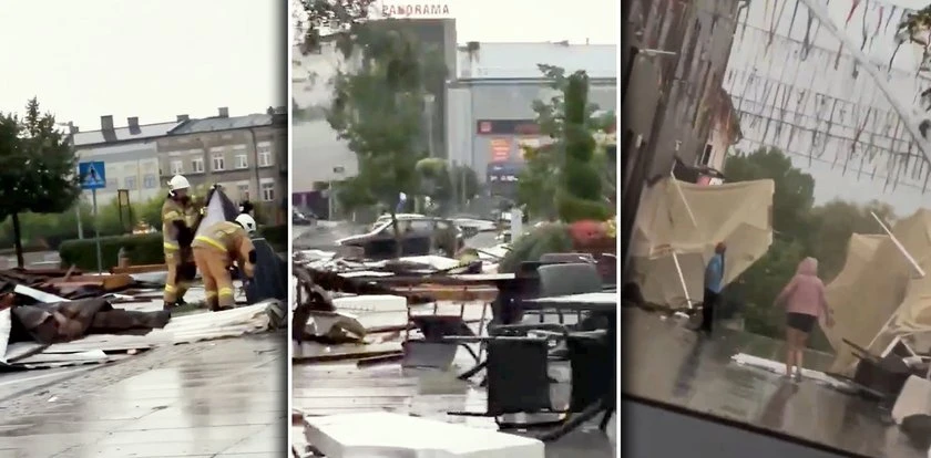 To był prawdziwy armagedon. Burza zaatakowała Tomaszów Mazowiecki