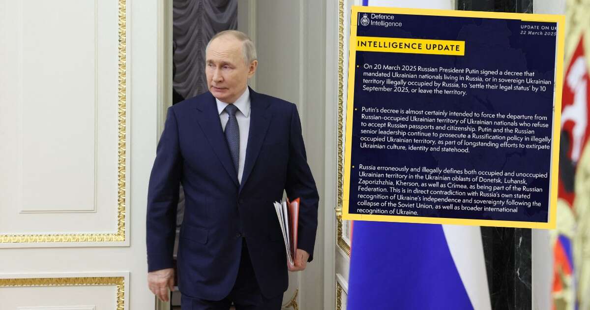 Władimir Putin postawił Ukraińcom ultimatum. Ostra reakcja brytyjskiego wywiadu