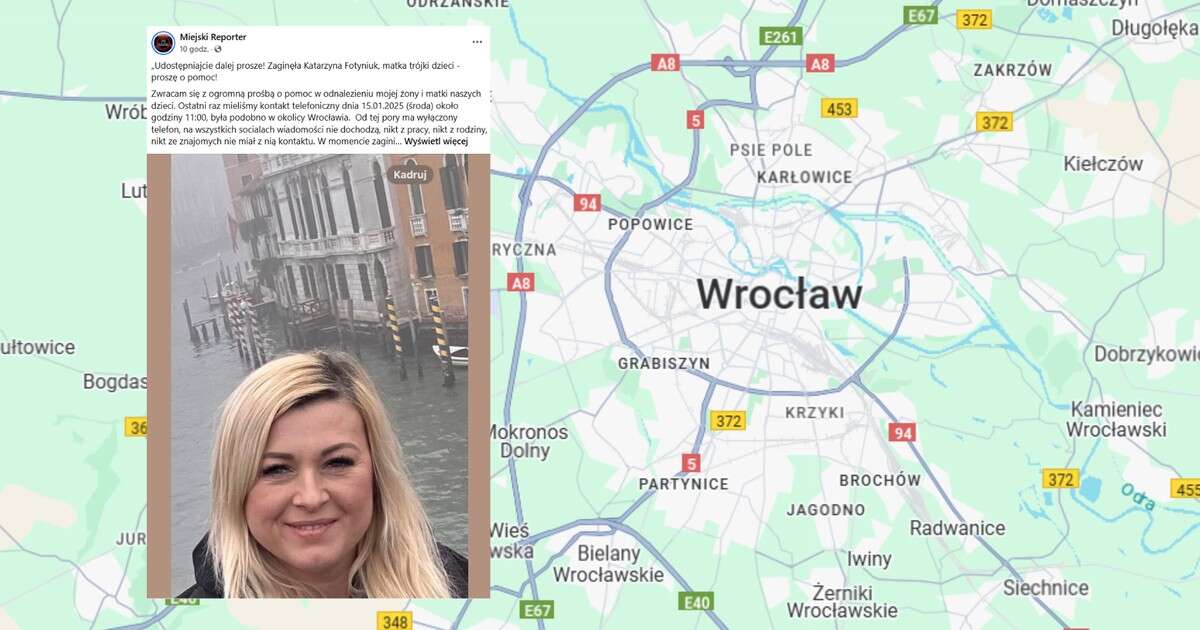 Trwają poszukiwania właścicielki firmy budowlanej. Jej zdrowie może być zagrożone