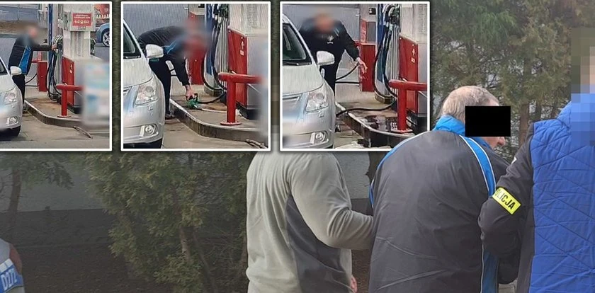 Desperacki czyn na stacji paliw. Tragedii zapobiegł przypadek