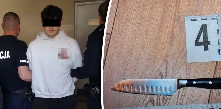 Krwawa jatka przed sklepem w Warszawie. 22-latek dźgnął nożem kuchennym mężczyznę