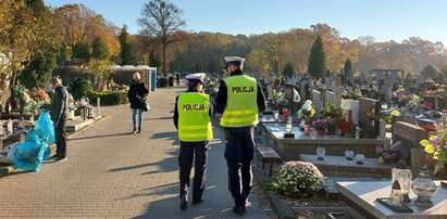 Kiedy odwiedzanie grobów staje się niebezpieczne. Policja apeluje!