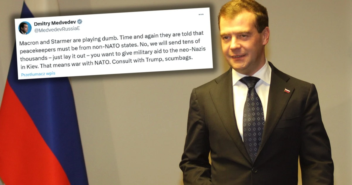 Dmitrij Miedwiediew obraża europejskich przywódców. 