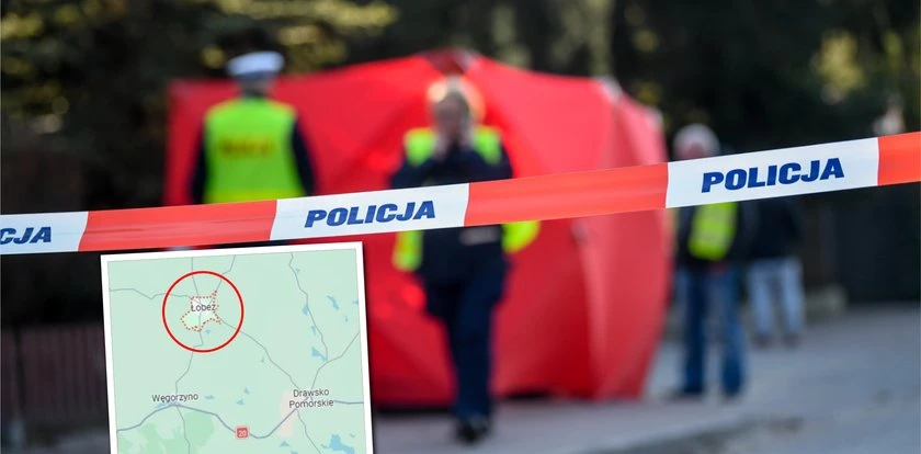 Zagadkowe okoliczności zgonu w Łobzie. Nieoficjalnie: 30-latek miał ranę ciętą szyi
