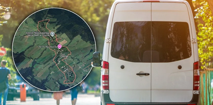Przy małej dziewczynce zatrzymał się biały bus. Stało się coś strasznego. We wsi panika