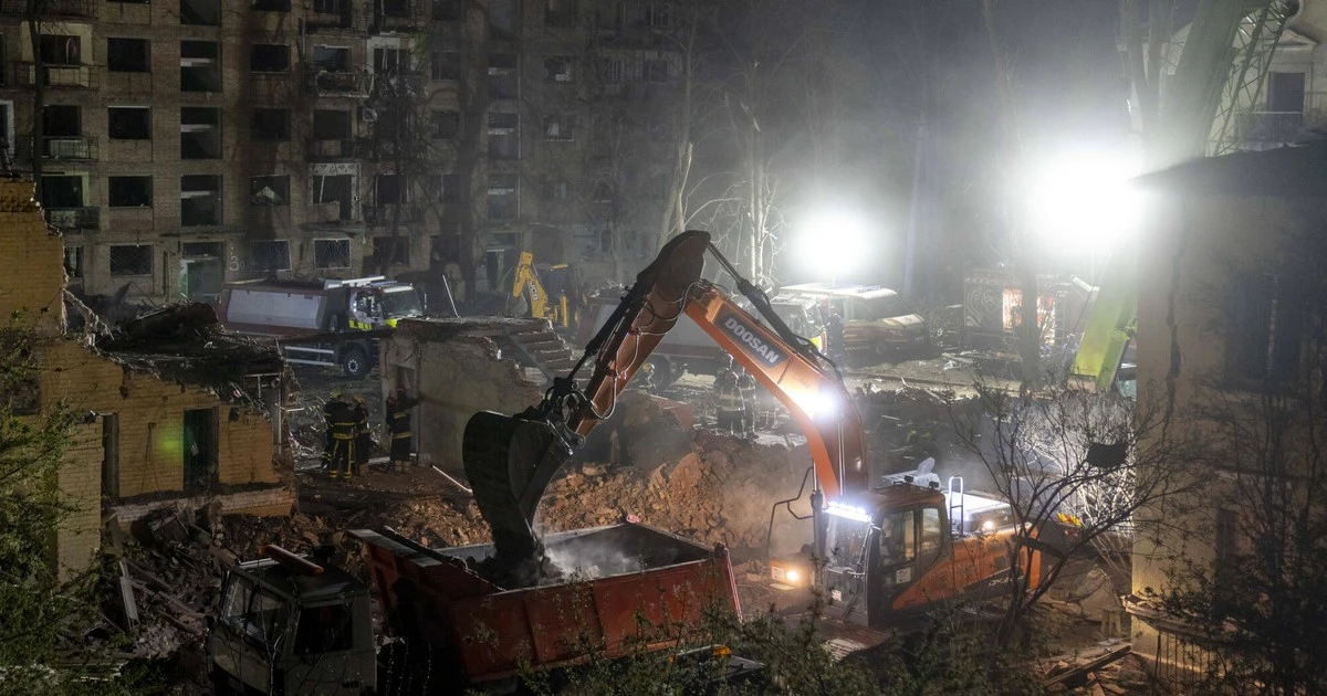 Tragiczna noc w Kijowie. Wielu zabitych w rosyjskich atakach
