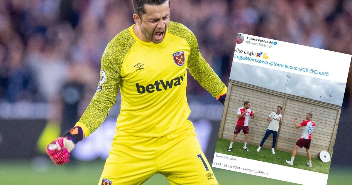 Fabiański za Legią. Dwóch kolegów za Slavią