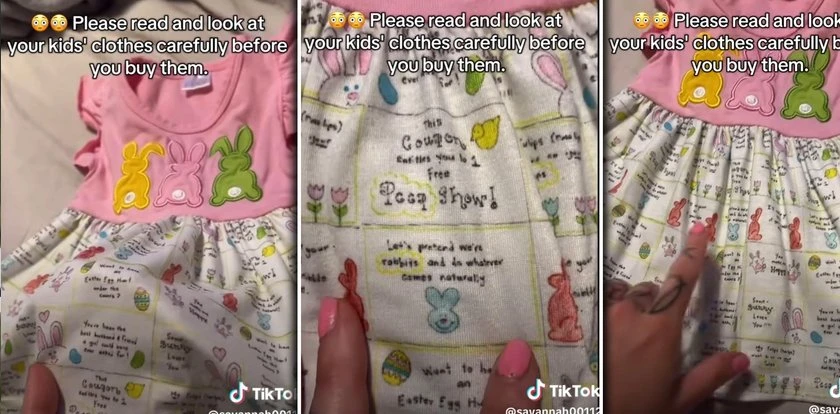 Mama w szoku: w sukience córki odkryła ukryte, niepokojące wiadomości. 