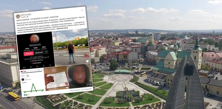 Mieszkańcy Rzeszowa w strachu. Ktoś potajemnie nagrywa młode kobiety. 