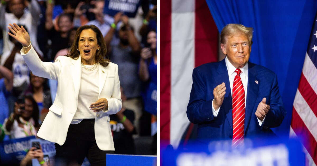 Donald Trump i Kamala Harris mieli wyłączone mikrofony. Reporter usłyszał, co mówili