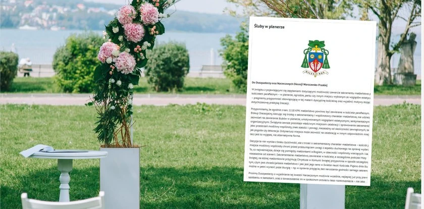 Koniec ślubów w plenerze? Kuria stawia sprawę jasno