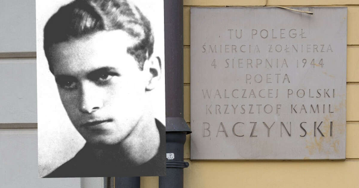 80 lat temu zginął Krzysztof Kamil Baczyński. 