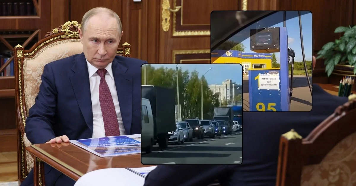 Kilometrowe kolejki i brak paliwa. Paraliż w imperium Putina. W Rosji dzieją się sceny jak z filmu