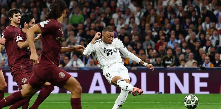 Mbappe pogrążył Manchester City. Napastnik Realu dał popis. Co za gole! [WIDEO]