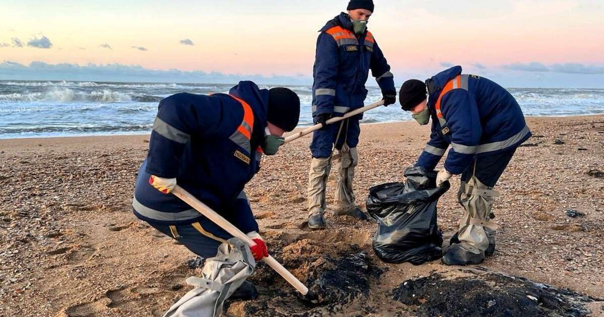 Katastrofa w Cieśninie Kerczeńskiej. Skażone 200 tys. ton gruntu