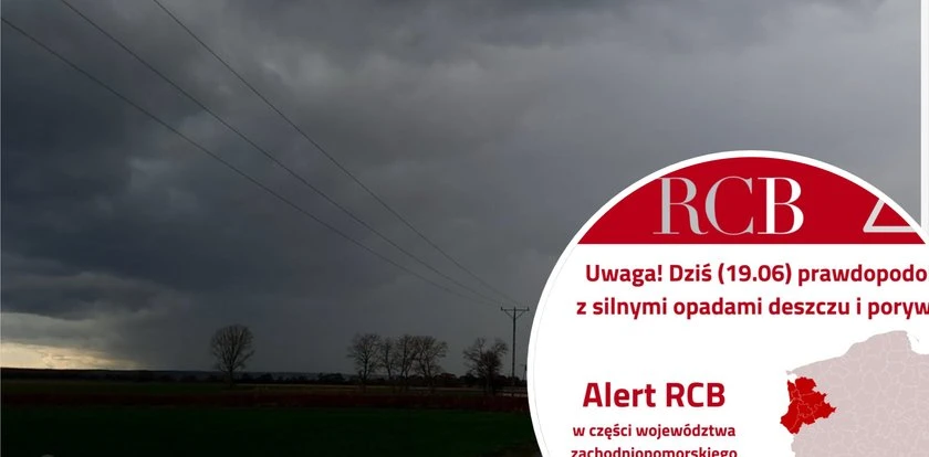 Zagrożenie burzami wzrasta. Pojawił się alert RCB