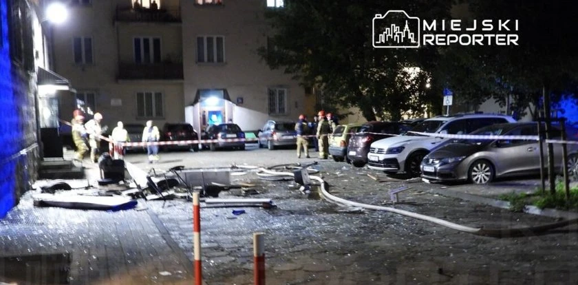 Potężny wybuch na Ochocie. Ranny lokator, sąsiedzi bali się od dawna