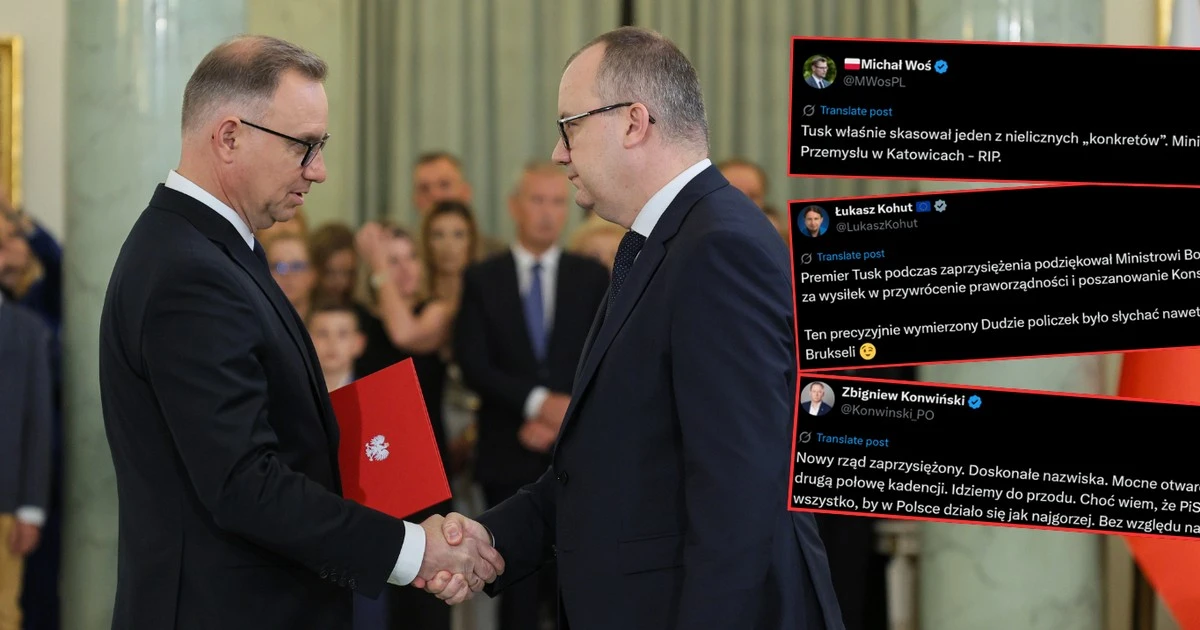 W sieci wrze po zaprzysiężeniu nowego rządu. 