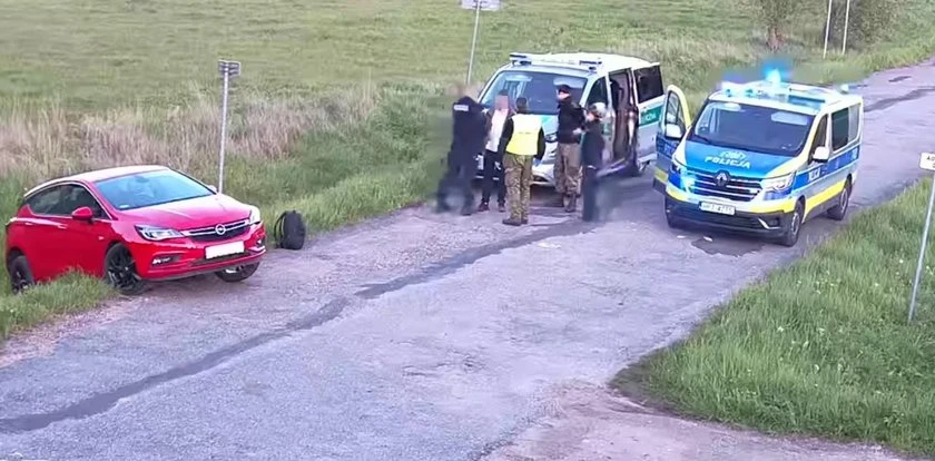 Atak nożownika w Węgorzewie. Dźgnął i uciekł, został zatrzymany przy granicy z Rosją