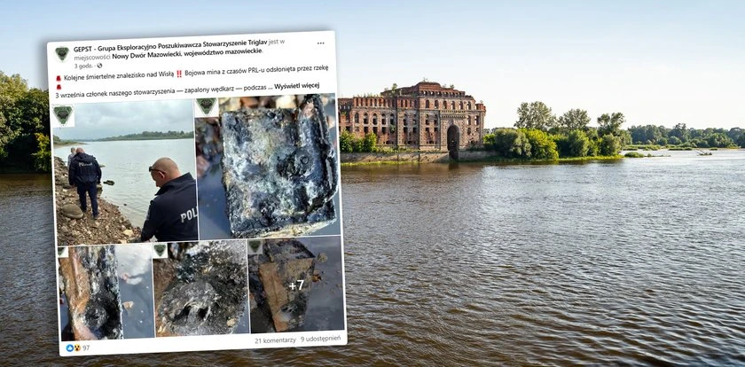 Odpoczywali nad wodą, a obok leżała śmierć. Wisła odsłania groźne tajemnice