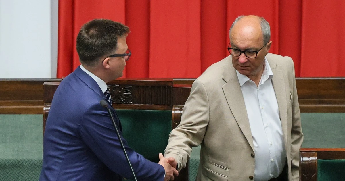 Włodzimierz Czarzasty radzi Szymonowi Hołowni. 